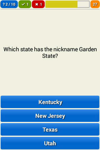 Geography of the USA Quiz截图3