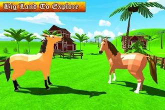 Horse Simulator Poly Art Adventure截图5