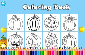 Art Coloring Book - Pumpkins for Kids截图1