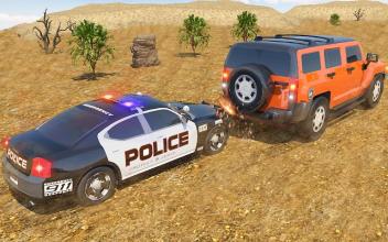 Offroad Jeep Prado Driving - Police Chase Games截图5