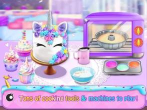 Rainbow Unicorn Foods & Desserts: Cooking Games截图1