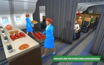 Virtual Flight Attendant Air Hostess Simulator 3D截图3