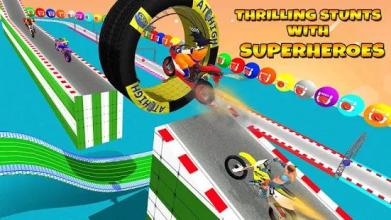 Superhero Stunt Car: Super Biker & Extreme Jetski截图3