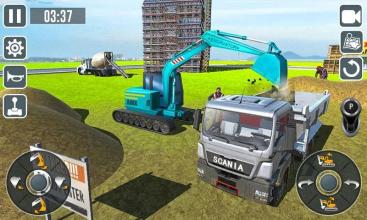 Road Construction Heavy Excavator Crane 2019截图2