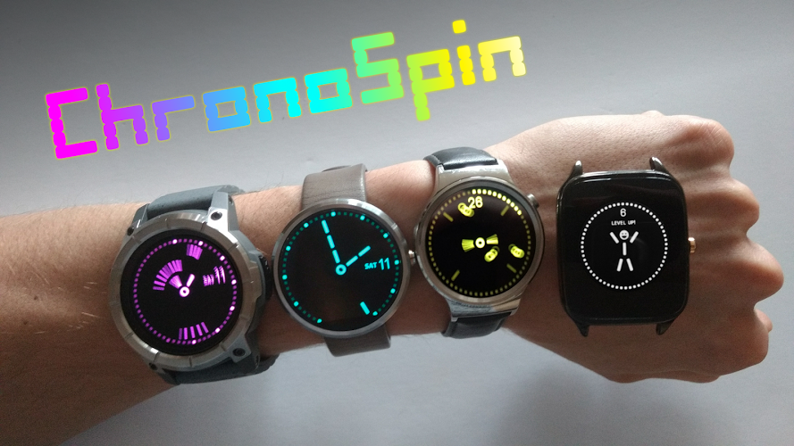 ChronoSpin: Wear Game & Clock截图1