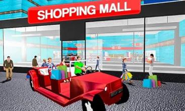 Shopping Mall Taxi: Drive Thru Supermarket 3D Game截图2