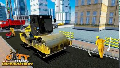 City Road Construction Simulator: Heavy Machinery截图1