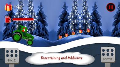 Christmas Santa Claus Hill Sleigh Snow Ride 3D截图5