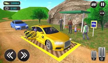 Taxi Driver Game - Offroad Taxi Driving Sim截图2