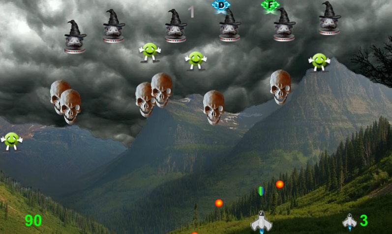 Earth and space invaders light截图5