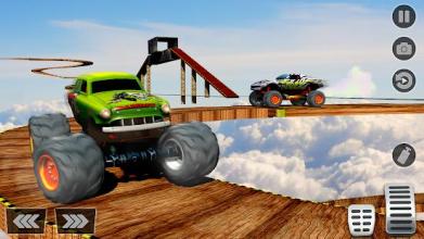 Monster Truck Impossible Tracks Stunt Racing Fever截图2