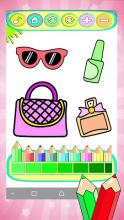 Beauty Coloring Book - Coloring pages for girls截图3