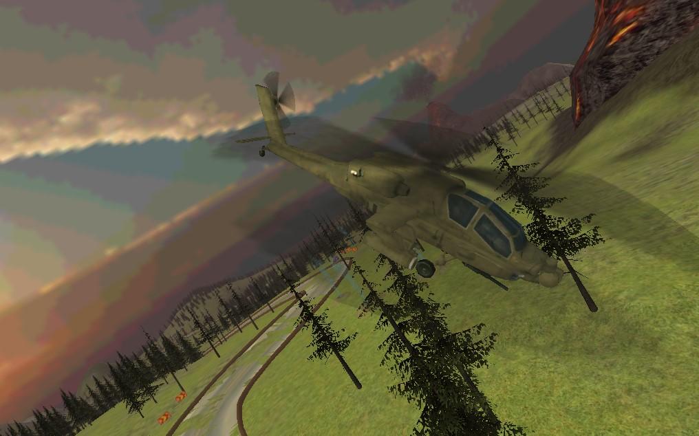Apache Helicopter Gunship Battle 3D截图5