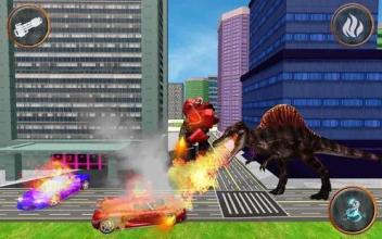 Dinosaur Rampage VS Robots City War截图2