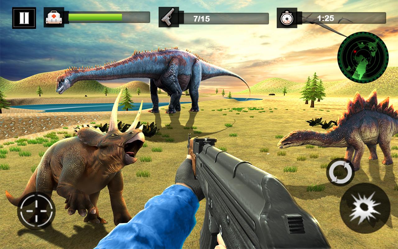 Forest Dinosaurs Sniper Safari Hunting Game截图5
