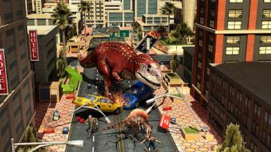 Jurassic Escape Dino City Rampage Simulation 3D截图4