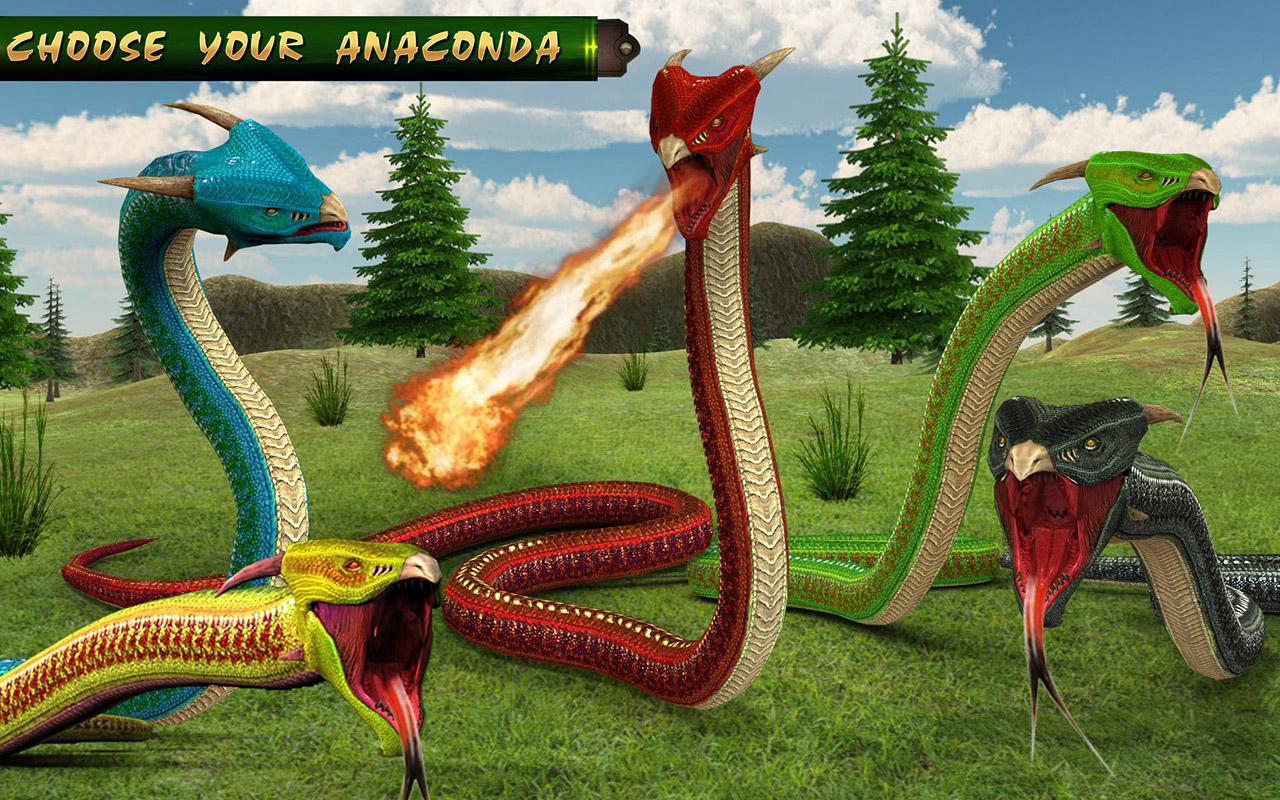 蟒蛇模拟器2018年 - 动物狩猎游戏截图2
