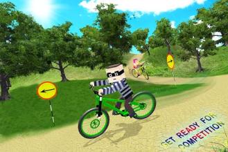 Blocky Kids BMX Cycle Racing Game截图2