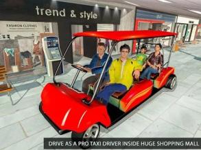 Shopping Mall Radio Taxi: Car Driving Taxi Games截图4