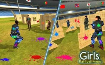 Paintball Girls Arena Shooting 3D截图2