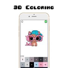 L.O.L Surprise Doll Pixel Art Coloring Game截图2