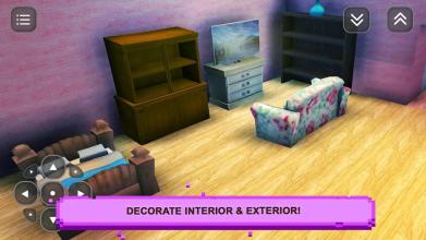 Sim Girls Craft: Home Design截图1