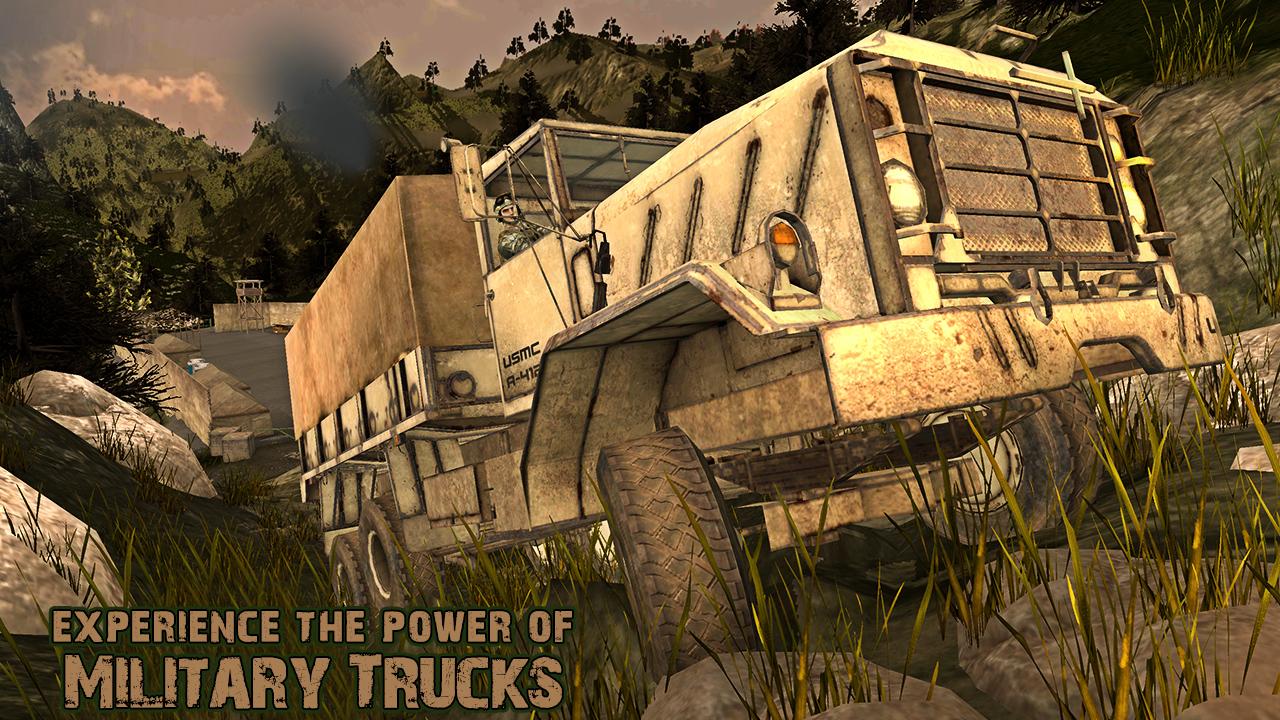 Offroad US Army Transporter - Transport Truck Game截图1
