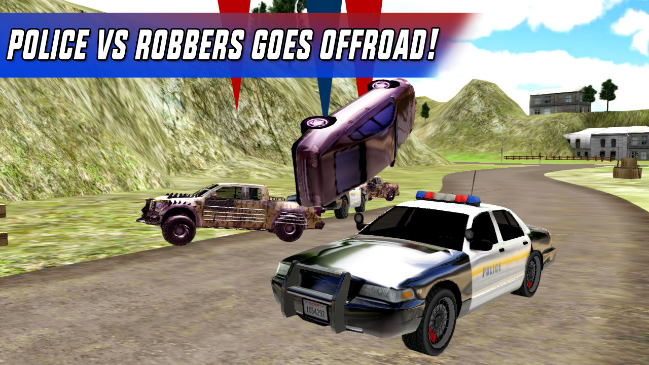 Police Car Chase Offroad截图1