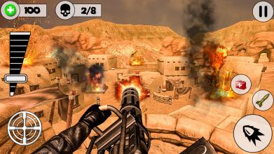 Desert Storm Gunship Gunner Battlefield: fps games截图3