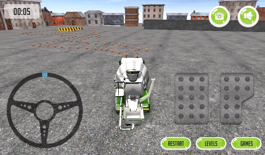 Construction Truck Parking 3D截图4