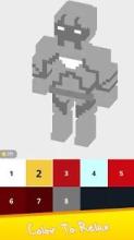 Color By Number 3D Unicorn Pixel Art Voxel Sandbox截图3