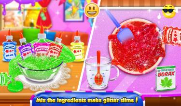 Glowing Glitter Slime Maker: Crazy Toy Game截图4