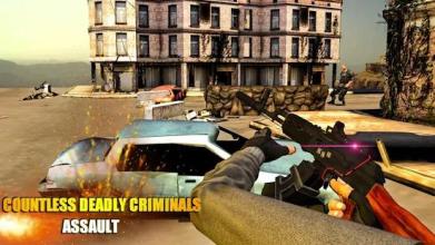 Frontline Army Strike : FPS commando shooting截图4