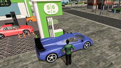 Real Sports Car Gas Station Parking Simulator 17截图3
