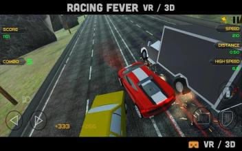 Racing Fever VR / 3D : Highway Traffic Dodge截图5