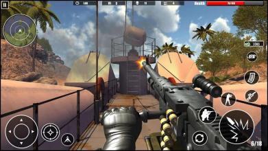 Gunner Navy War Shoot 3d : First-Person Shooters截图1