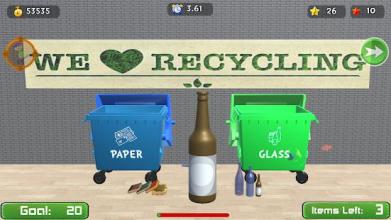 Recycle Free Throw Basketball - Educational Game截图3