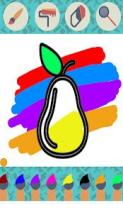 Fruits Vegetables Coloring Book截图3