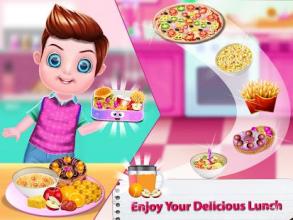 Mom lunchbox recipe maker -School food cooking截图3