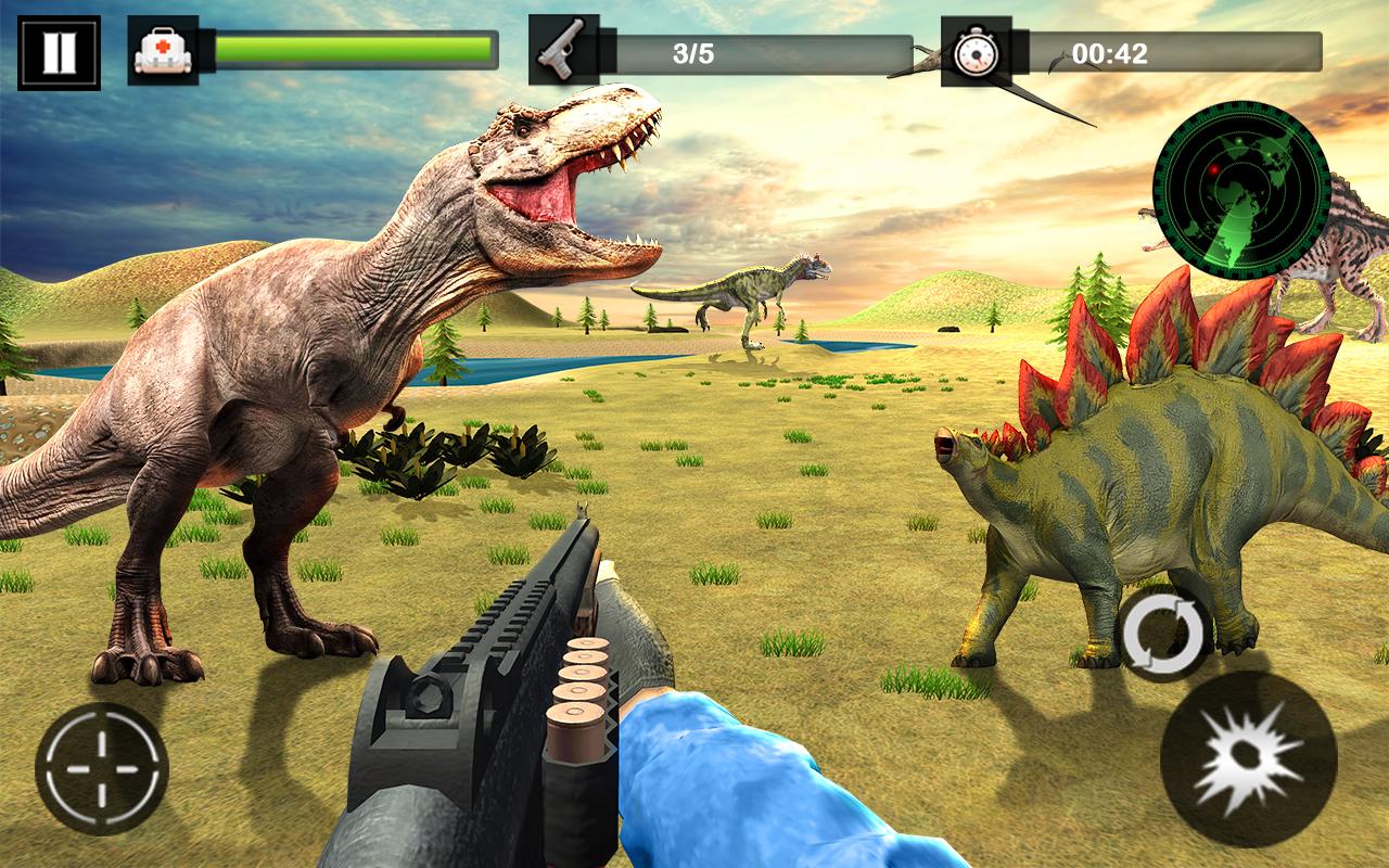 Forest Dinosaurs Sniper Safari Hunting Game截图2