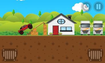 Red Monster Truck FREE截图5