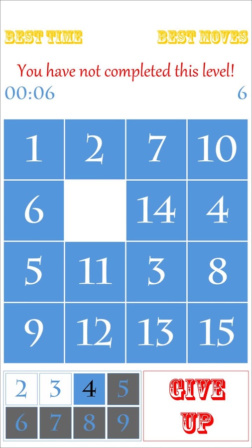 Magic Squares (15 Puzzle Ext)截图4