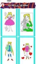 Sailor Cute Moon Coloring Book截图2