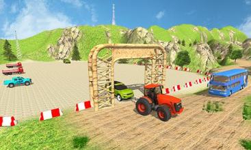 Tractor Towing Car Simulator Games截图1