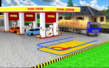 Liquid Oil Tanker Transport Cargo Drive Game截图1