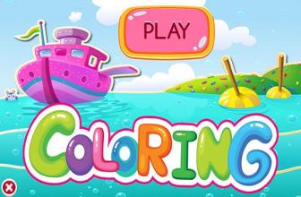 Kids Ice Cream - Coloring Book Education截图1