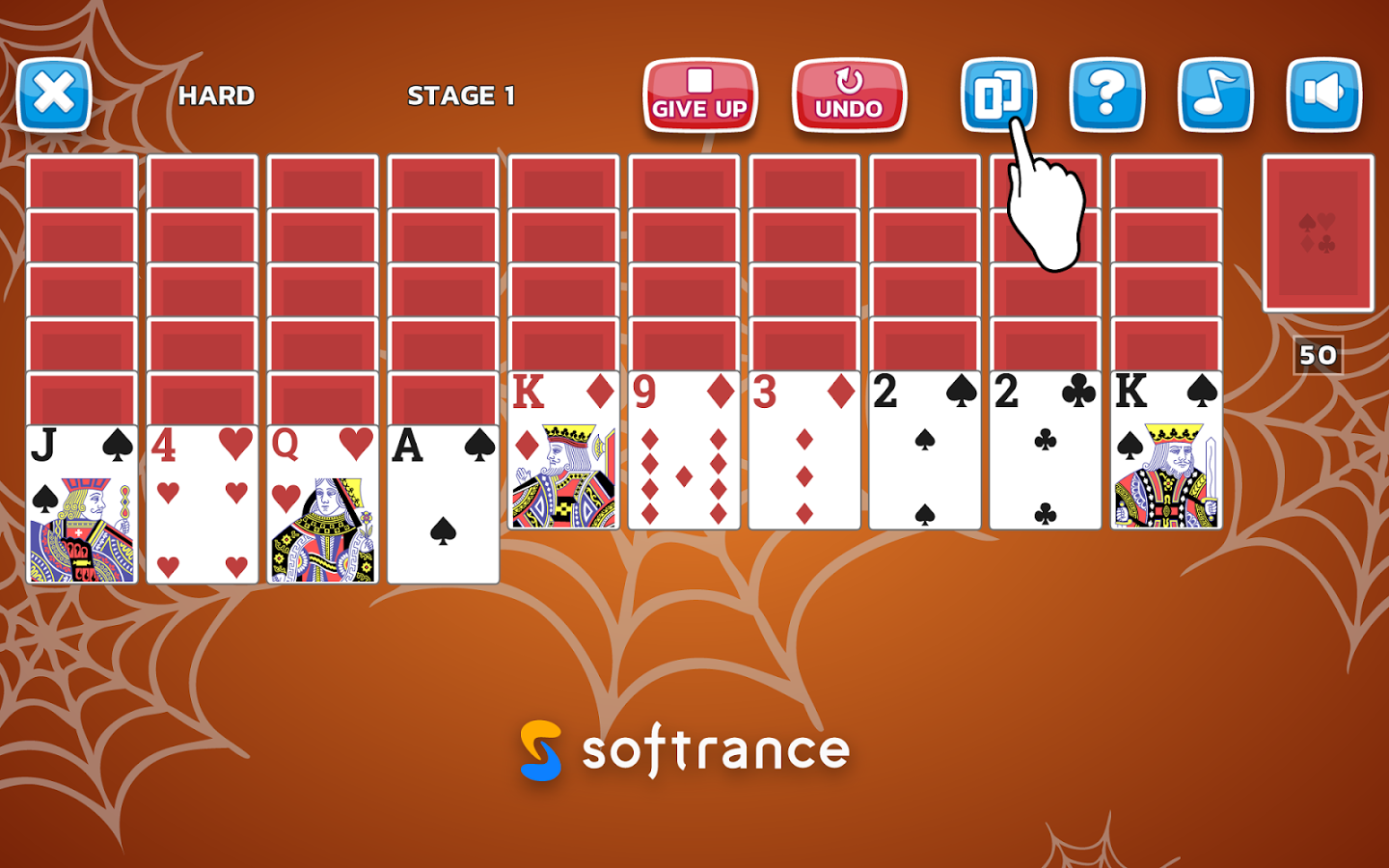 Spider Solitaire - Free Classic Playing Card Game截图3