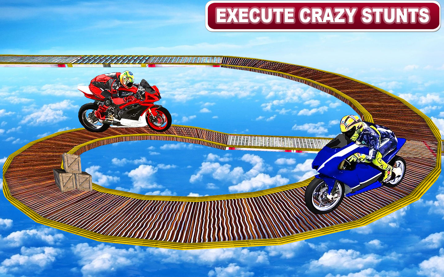 Racing Moto Bike Stunt : Impossible Track Game截图1