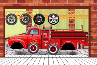 Fire Truck Wash Salon & Repair Garage Games截图1