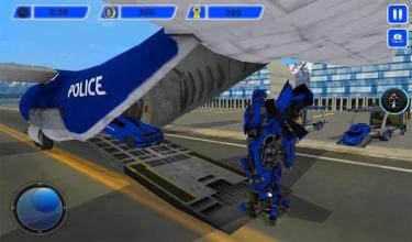 Robot Car Transporter - US Police Robot Transform截图2